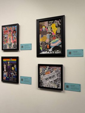 NASHVILLE, TN - 28 Şubat: Me-Metro Nashville Lisesi Öğrenci Sanat Sergisi Nashville, Tennessee 'deki Country Music Hall of Fame ve Museum' da 28 Şubat 2025 'te görüldüğü gibi.