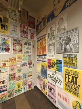 NASHVILLE, TN - 28 Şubat 2025 'te Nashville, Tennessee' de görülen Hatch Show.