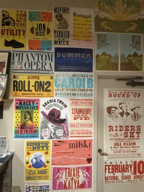 NASHVILLE, TN - 28 Şubat 2025 'te Nashville, Tennessee' de görülen Hatch Show.