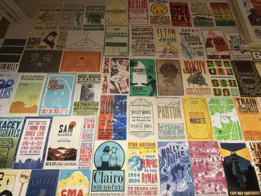 NASHVILLE, TN - 28 Şubat 2025 'te Nashville, Tennessee' de görülen Hatch Show.