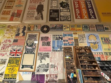 NASHVILLE, TN - 28 Şubat 2025 'te Nashville, Tennessee' de görülen Hatch Show.