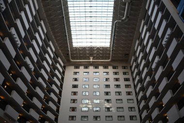 NASHVILLE, TN - MAR 2: Hilton Nashville Downtown in Nashville, Tennessee, as seen on March 2, 2025.