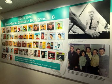 NASHVILLE, TN - 28 Şubat 2025 'te Nashville, Tennessee' deki Tarihi RCA Stüdyosu B.