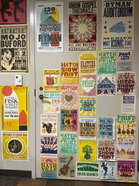 NASHVILLE, TN - 28 Şubat 2025 'te Nashville, Tennessee' de görülen Hatch Show.