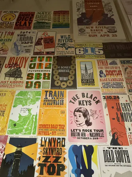 NASHVILLE, TN - 28 Şubat 2025 'te Nashville, Tennessee' de görülen Hatch Show.