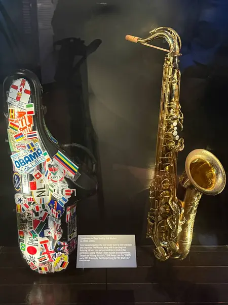 NASHVILLE, TN - 28 Şubat 2025 'te Nashville, Tennessee' deki Ulusal Afro-Amerikan Müzesi 'nde bir Aşk Yüksek Sergisi.