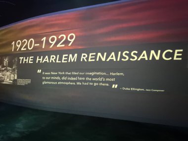 NASHVILLE, TN - 28 Şubat 2025 'te Nashville, Tennessee' deki Ulusal Afrika Amerikan Müzesi 'nde Rivers of Rhythm sergisi.