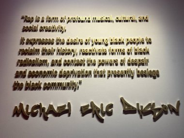 NASHVILLE, TN - 28 Şubat 2025 'te Nashville, Tennessee' deki Ulusal Afro-Amerikan Müzik Müzesi 'nde görülen Mesaj Sergisi.