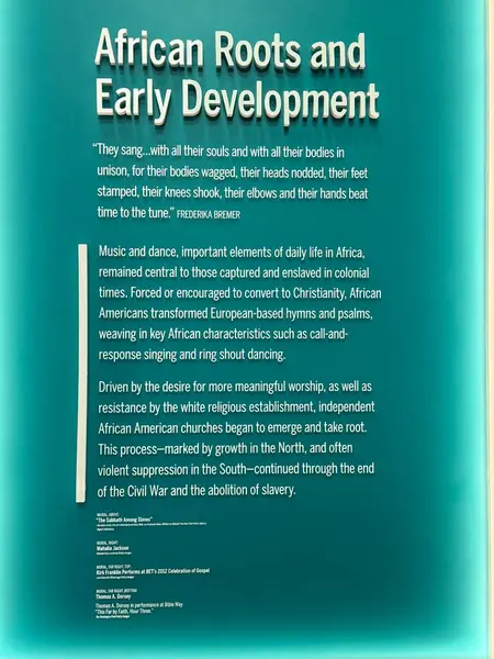NASHVILLE, TN - 28 Şubat 2025 'te Nashville, Tennessee' deki Ulusal Afrika Amerikan Müzesi 'ndeki Su Sergisi' nde görüldü..