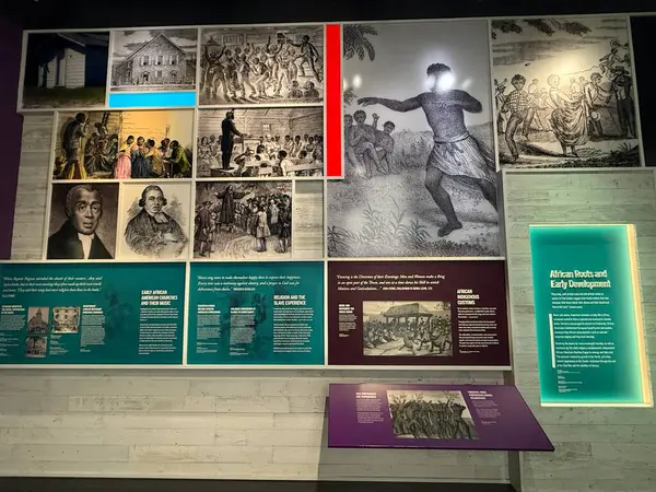 NASHVILLE, TN - 28 Şubat 2025 'te Nashville, Tennessee' deki Ulusal Afrika Amerikan Müzesi 'ndeki Su Sergisi' nde görüldü..