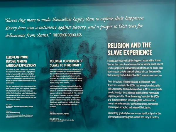 NASHVILLE, TN - 28 Şubat 2025 'te Nashville, Tennessee' deki Ulusal Afrika Amerikan Müzesi 'ndeki Su Sergisi' nde görüldü..