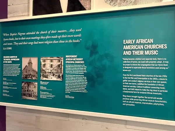 NASHVILLE, TN - 28 Şubat 2025 'te Nashville, Tennessee' deki Ulusal Afrika Amerikan Müzesi 'ndeki Su Sergisi' nde görüldü..