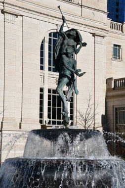 Casey Eskridge 'in Apollo' nun Doğumu Heykeli, Nashville, Tennessee 'deki Schermerhorn Senfoni Merkezi' nde 2 Mart 2025 'te görüldü..