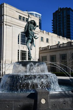 Casey Eskridge 'in Apollo' nun Doğumu Heykeli, Nashville, Tennessee 'deki Schermerhorn Senfoni Merkezi' nde 2 Mart 2025 'te görüldü..