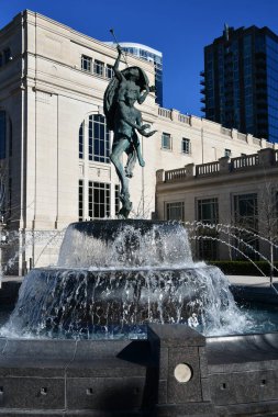 Casey Eskridge 'in Apollo' nun Doğumu Heykeli, Nashville, Tennessee 'deki Schermerhorn Senfoni Merkezi' nde 2 Mart 2025 'te görüldü..