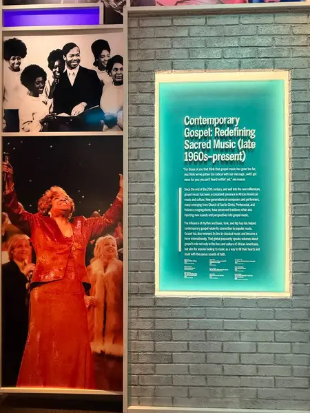 NASHVILLE, TN - 28 Şubat 2025 'te Nashville, Tennessee' deki Ulusal Afrika Amerikan Müzesi 'ndeki Su Sergisi' nde görüldü..