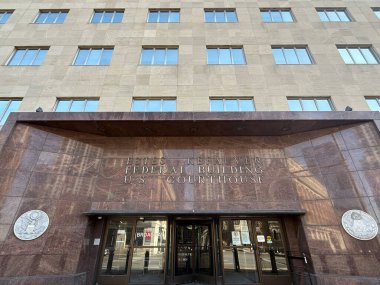 Estes Kefauver Federal Binası, Nashville, Tennessee 'deki ABD Adliyesi, 2 Mart 2025.