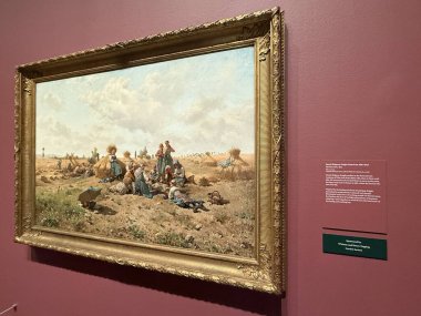 NASHVILLE, TN - 2 Mart 2025 'te Nashville, Tennessee' deki Frist Sanat Müzesi 'nde Çiftlikten Masaya Sergisi.