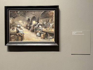 NASHVILLE, TN - 2 Mart 2025 'te Nashville, Tennessee' deki Frist Sanat Müzesi 'nde Çiftlikten Masaya Sergisi.