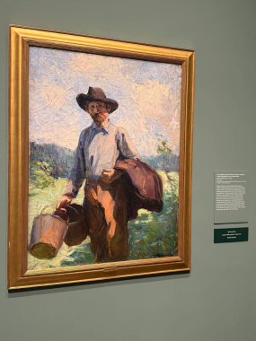 NASHVILLE, TN - 2 Mart 2025 'te Nashville, Tennessee' deki Frist Sanat Müzesi 'nde Çiftlikten Masaya Sergisi.