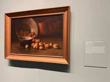 NASHVILLE, TN - 2 Mart 2025 'te Nashville, Tennessee' deki Frist Sanat Müzesi 'nde Çiftlikten Masaya Sergisi.