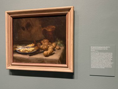 NASHVILLE, TN - 2 Mart 2025 'te Nashville, Tennessee' deki Frist Sanat Müzesi 'nde Çiftlikten Masaya Sergisi.