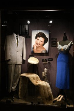 NASHVILLE, TN - MAR 2: 2 Mart 2025 'te Nashville, Tennessee' deki Patsy Cline Müzesinde sergi.