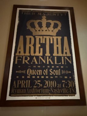 NASHVILLE, TN - MAR 2: 2 Mart 2025 'te Nashville, Tennessee Ryman Oditoryumu' nda görüldüğü gibi.