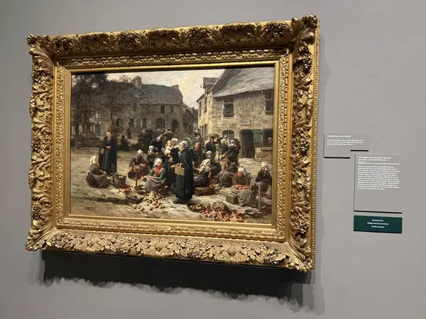 NASHVILLE, TN - 2 Mart 2025 'te Nashville, Tennessee' deki Frist Sanat Müzesi 'nde Çiftlikten Masaya Sergisi.