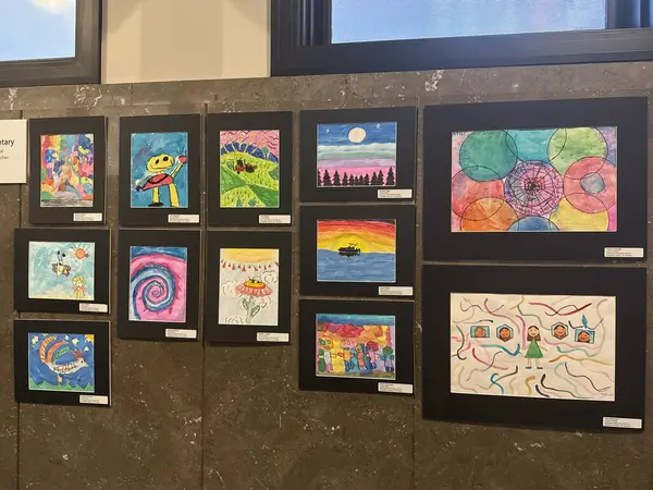 NASHVILLE, TN - 2 Mart 2025 'te Nashville, Tennessee' deki Frist Sanat Müzesi 'nde sergi.