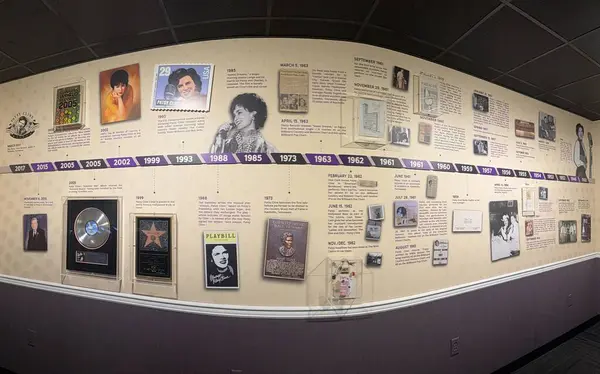 NASHVILLE, TN - MAR 2: 2 Mart 2025 'te Nashville, Tennessee' deki Patsy Cline Müzesinde sergi.
