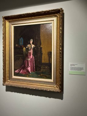 2 Mart 2025 'te Nashville, Tennessee' deki The Parthenon 'da Cowan Amerikan Sanat Koleksiyonu sergisi.