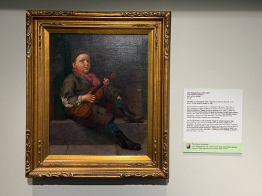 2 Mart 2025 'te Nashville, Tennessee' deki The Parthenon 'da Cowan Amerikan Sanat Koleksiyonu sergisi.