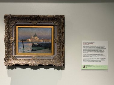 2 Mart 2025 'te Nashville, Tennessee' deki The Parthenon 'da Cowan Amerikan Sanat Koleksiyonu sergisi.