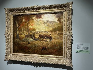 2 Mart 2025 'te Nashville, Tennessee' deki The Parthenon 'da Cowan Amerikan Sanat Koleksiyonu sergisi.