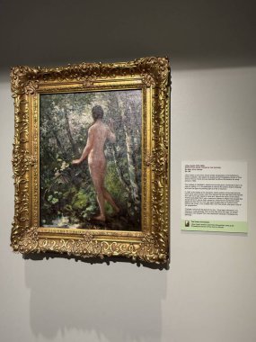 2 Mart 2025 'te Nashville, Tennessee' deki The Parthenon 'da Cowan Amerikan Sanat Koleksiyonu sergisi.