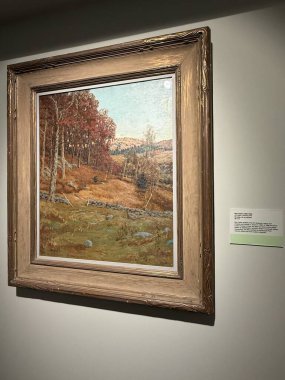 2 Mart 2025 'te Nashville, Tennessee' deki The Parthenon 'da Cowan Amerikan Sanat Koleksiyonu sergisi.