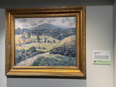 2 Mart 2025 'te Nashville, Tennessee' deki The Parthenon 'da Cowan Amerikan Sanat Koleksiyonu sergisi.