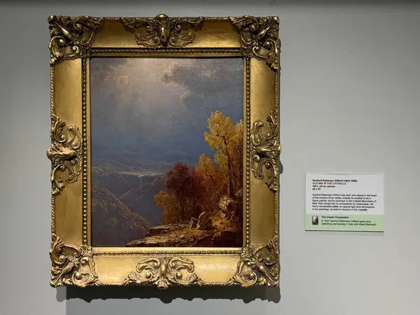 2 Mart 2025 'te Nashville, Tennessee' deki The Parthenon 'da Cowan Amerikan Sanat Koleksiyonu sergisi.