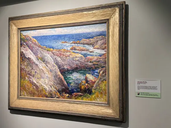 2 Mart 2025 'te Nashville, Tennessee' deki The Parthenon 'da Cowan Amerikan Sanat Koleksiyonu sergisi.