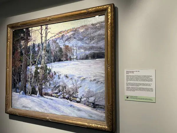 2 Mart 2025 'te Nashville, Tennessee' deki The Parthenon 'da Cowan Amerikan Sanat Koleksiyonu sergisi.