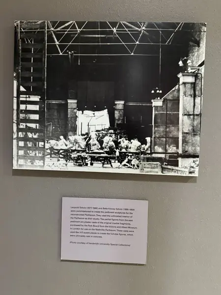 Nashville, Tennessee 'deki The Parthenon' da 2 Mart 2025 'te görüldüğü gibi..