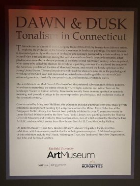 FAIRFIELD CT - 15 Mart 2025 'te Fairfield, Connecticut' taki Fairfield Üniversitesi 'ndeki Sanat Müzesi' nde sergi.