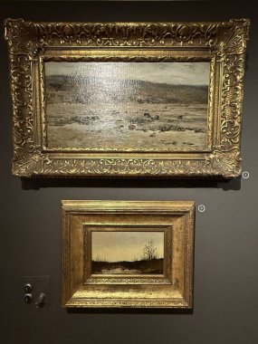 FAIRFIELD CT - 15 Mart 2025 'te Fairfield, Connecticut' taki Fairfield Üniversitesi 'ndeki Sanat Müzesi' nde sergi.