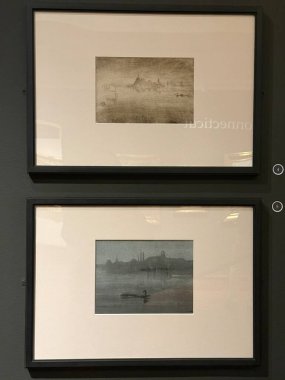 FAIRFIELD CT - 15 Mart 2025 'te Fairfield, Connecticut' taki Fairfield Üniversitesi 'ndeki Sanat Müzesi' nde sergi.