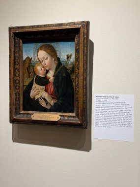 FAIRFIELD CT - 15 Mart 2025 'te Fairfield, Connecticut' taki Fairfield Üniversitesi 'ndeki Sanat Müzesi' nde sergi.