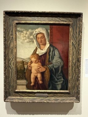 FAIRFIELD CT - 15 Mart 2025 'te Fairfield, Connecticut' taki Fairfield Üniversitesi 'ndeki Sanat Müzesi' nde sergi.