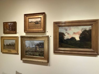 FAIRFIELD CT - 15 Mart 2025 'te Fairfield, Connecticut' taki Fairfield Üniversitesi 'ndeki Sanat Müzesi' nde sergi.