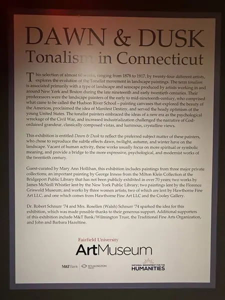 FAIRFIELD CT - 15 Mart 2025 'te Fairfield, Connecticut' taki Fairfield Üniversitesi 'ndeki Sanat Müzesi' nde sergi.