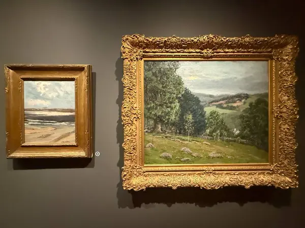 FAIRFIELD CT - 15 Mart 2025 'te Fairfield, Connecticut' taki Fairfield Üniversitesi 'ndeki Sanat Müzesi' nde sergi.